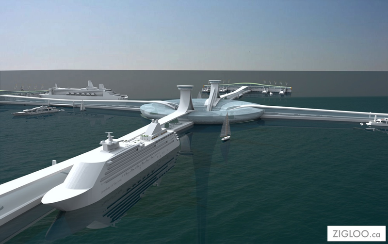 Illustration for article titled Gorgeous Concept Designs for Underwater Cities